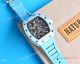 Super Clone Richard Mille RM011-FM Baby Blue Ceramic Watches 7750 Chronograph (6)_th.jpg